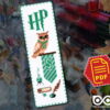 Counted Cross Stitch Pattern of Bookmark "Harry Potter: Slytherin Owl" - Download in PDF