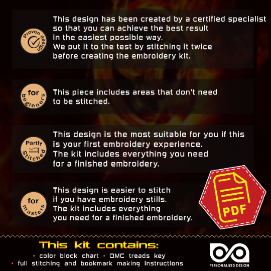 Counted Cross Stitch Pattern of Bookmark "The Hunger Games: Mockingjay Bird" - Download in PDF