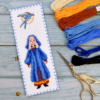 FREE Counted Cross Stitch Pattern of Bookmark "The Witcher: Princess Cirilla" - Download in PDF
