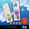 Counted Cross Stitch Pattern of Bookmark "Despicable Me: Minion Kevin" - Download in PDF