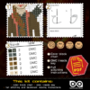 Counted Cross Stitch Pattern of Bookmark "The Hunger Games: Mockingjay Bird" - Download in PDF