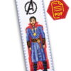 Counted Cross Stitch Bookmark Pattern "Doctor Strange"