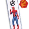 Counted Cross Stitch Pattern of Bookmark "The Avengers: Spider Man" - Download in PDF