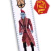Counted Cross Stitch Pattern of Bookmark "Guardians of the Galaxy: Yondu Udonta" - Download in PDF