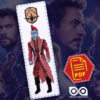 Counted Cross Stitch Pattern of Bookmark "Guardians of the Galaxy: Yondu Udonta" - Download in PDF