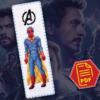Counted Cross Stitch Pattern of Bookmark "The Avengers: Vision" – Download in PDF
