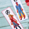 Counted Cross Stitch Pattern of Bookmark "The Avengers: Vision" – Download in PDF