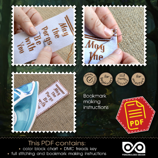 Cartoon Character "Asterix" Cross Stitch Pattern of Bookmark - Download in PDF