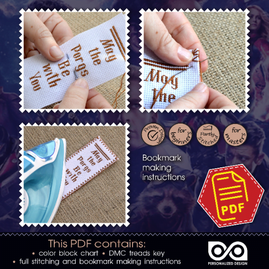 Counted Cross Stitch Bookmark Pattern "Doctor Strange"