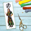 Counted Cross Stitch Pattern of Bookmark "The Avengers: Hulk" - Download in PDF