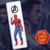 Counted Cross Stitch Pattern of Bookmark "The Avengers: Spider Man" - Download in PDF