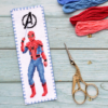 Counted Cross Stitch Pattern of Bookmark "The Avengers: Spider Man" - Download in PDF