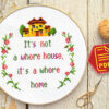 Counted cross stitch pattern - It's not a whore house it's a whore home