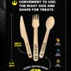 Disposable Wooden Cutlery Set "May The Forks Be with You"