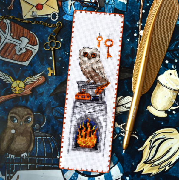 Bookmark cross stitch pattern "Night Owl" - Download in PDF