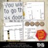 Quote Cross Stitch Pattern "You want me to go through this door, but you ask without due respect" - Download in PDF
