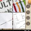 Quote Cross Stitch Kit "Adulting - Fucking Bullshit, Would Not Recommend"