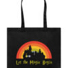 Shopping Tote Bag "Harry Potter: Let The Magic Begin" (Black Color)