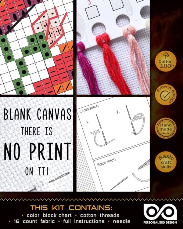 Counted Cross Stitch Bookmark Kit "The Hunger Games: The Ballad of Songbirds & Snakes"