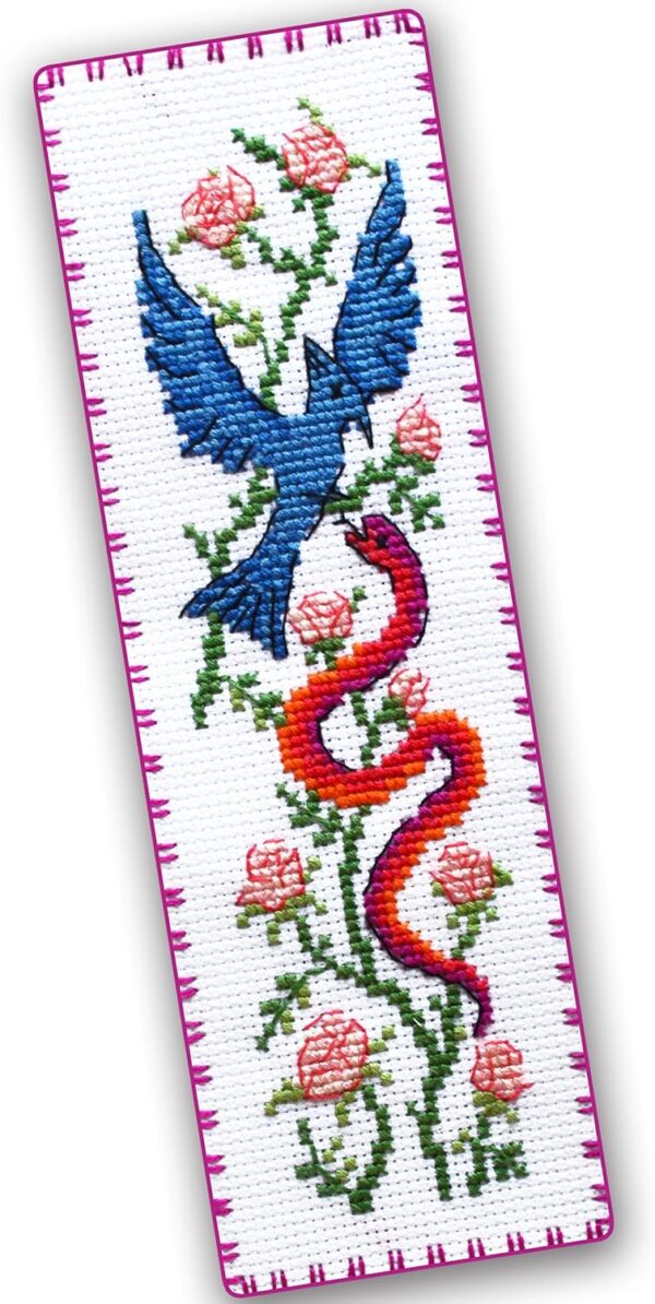 Counted Cross Stitch Bookmark Kit "The Hunger Games: The Ballad of Songbirds & Snakes"