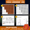 Texas Longhorns Logo Counted Cross Stitch Pattern Chart - 04