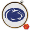 Penn State Nittany Lions logo counted cross stitch pattern - PDF Download