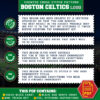 Boston Celtics Logo Counted Cross Stitch Pattern - Download in PDF