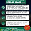 Dallas Stars Logo Counted Cross Stitch Pattern - Download in PDF
