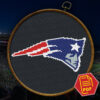 New England Patriots Logo Counted Cross Stitch Pattern - Download in PDF