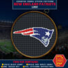 New England Patriots Logo Counted Cross Stitch Pattern - Download in PDF