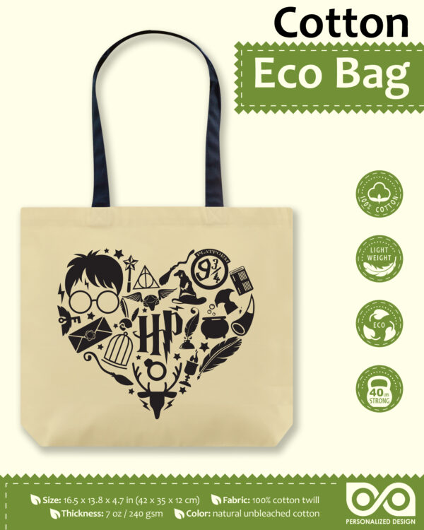Shopping Tote Bag "Harry Potter: Heart"
