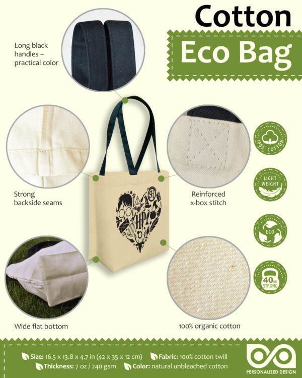 Shopping Tote Bag "Harry Potter: Heart"