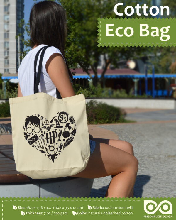 Shopping Tote Bag "Harry Potter: Heart"