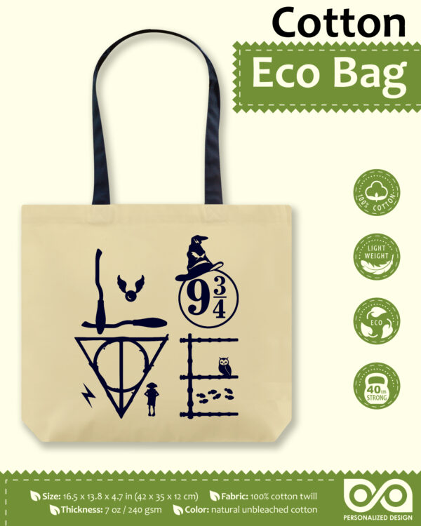 Shopping Tote Bag "Harry Potter: LOVE"