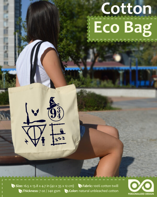 Shopping Tote Bag "Harry Potter: LOVE"