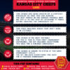 Kansas City Chiefs Logo Counted Cross Stitch Pattern - Download in PDF
