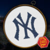 New York Yankees Logo Counted Cross Stitch Pattern - Download in PDF