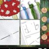 Counted Cross Stitch Bookmark Kit "Alice in Wonderland: Caterpillar"