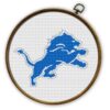 Detroit Lions Logo Counted Cross Stitch Pattern - Download in PDF