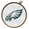 Philadelphia Eagles Logo Counted Cross Stitch Pattern - Download in PDF