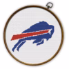 Buffalo Bills Logo Counted Cross Stitch Pattern - Download in PDF
