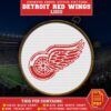 Detroit Red Wings Logo Counted Cross Stitch Pattern - Download in PDF