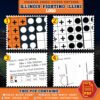 Easy Cross Stitch Instructions - Illinois Fighting Illini Symbol Guide