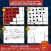 Indiana Hoosiers Logo Counted Cross Stitch Pattern - Download in PDF
