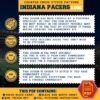 Indiana Pacers Logo Counted Cross Stitch Pattern - Download in PDF