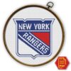New York Rangers Logo Counted Cross Stitch Pattern - Download in PDF