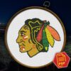 Chicago Blackhawks Logo Counted Cross Stitch Pattern