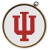 Indiana Hoosiers Logo Counted Cross Stitch Pattern - Download in PDF