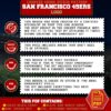 San Francisco 49ers Logo Counted Cross Stitch Pattern - Download in PDF