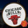 Chicago Bulls Logo Counted Cross Stitch Pattern – Download in PDF